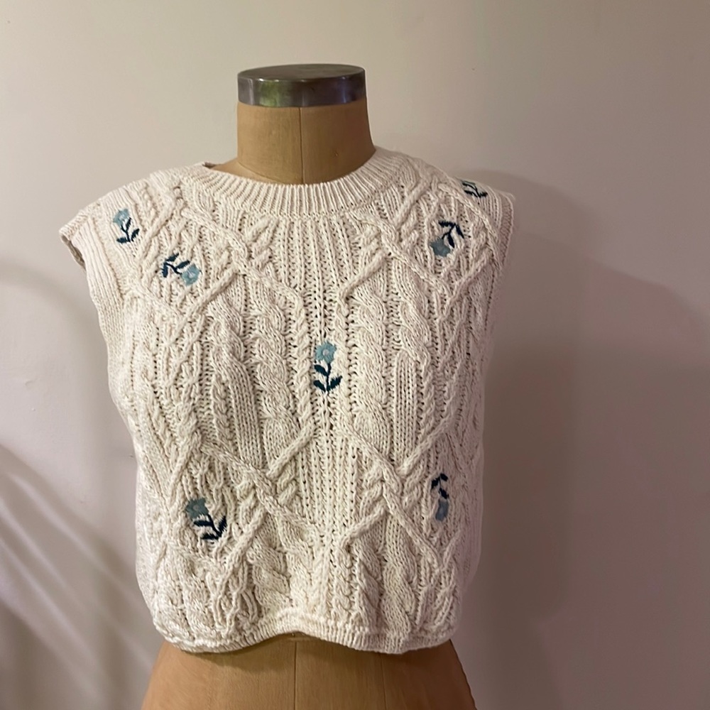 Zara sweater vest